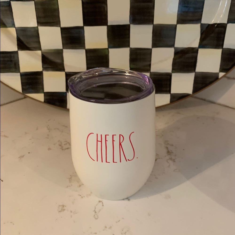 Rae Dunn Cheers Glass